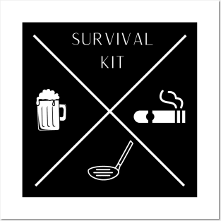 MANS SURVIVAL KIT Posters and Art